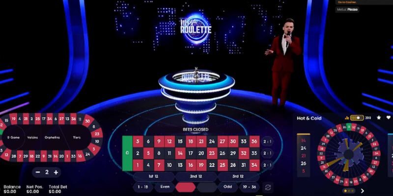 Các loại cược xuất hiện trên bàn cược live casino roulette