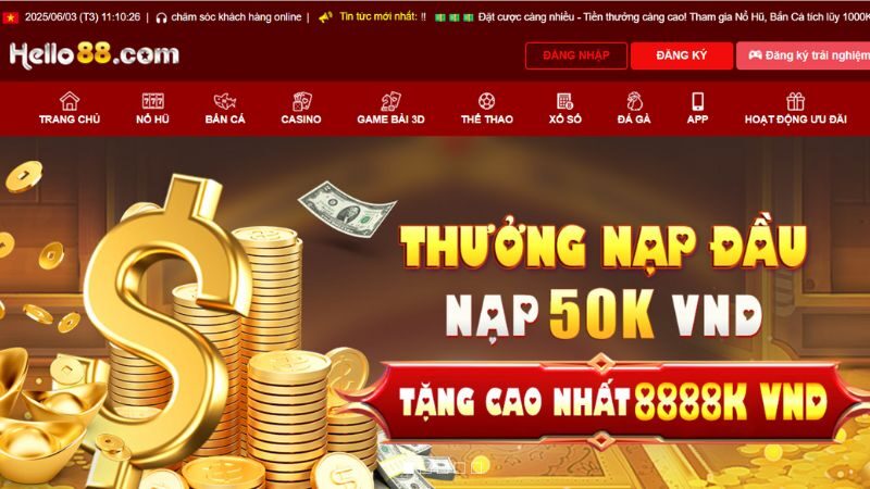 Cần đăng nhập đúng vào trang chủ chính thức của nhà cái Hello88