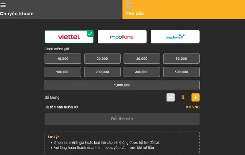 789bet liên kết với đầy đủ nhà mạng tại Việt Nam